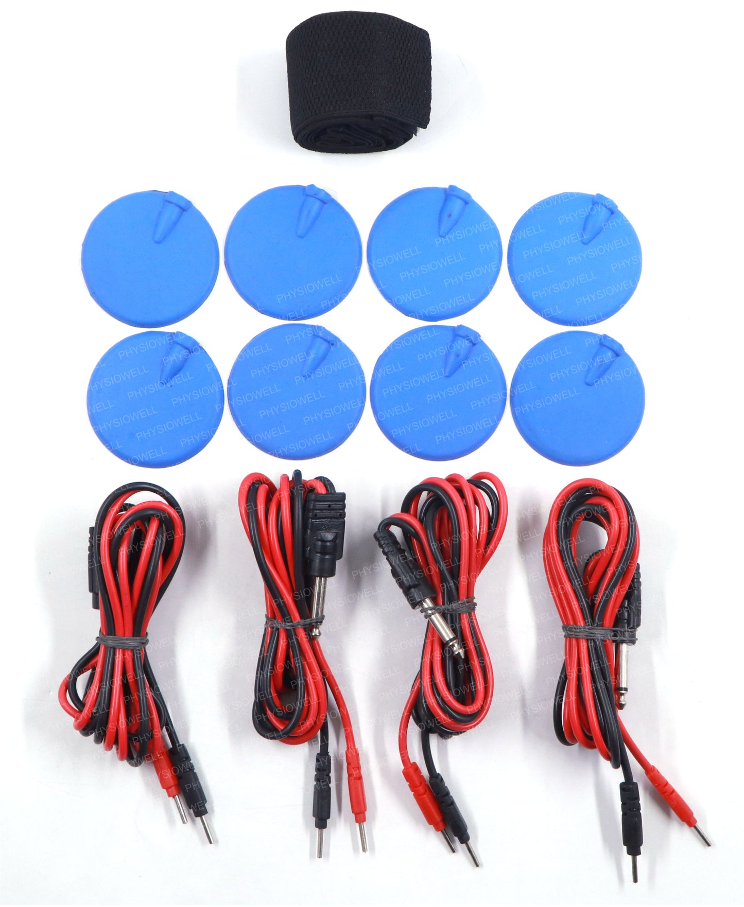 4 Channel TENS Kit (4 Wire, 8 Pads, 1 Velcro)