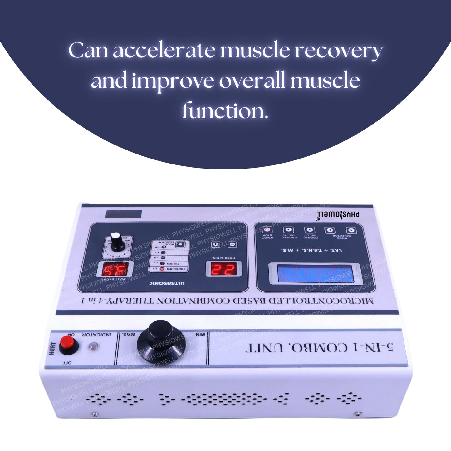 5 IN 1 Combination (IFT + Muscle Stimulator + TENS + Ultrasonic + Deep Heat)
