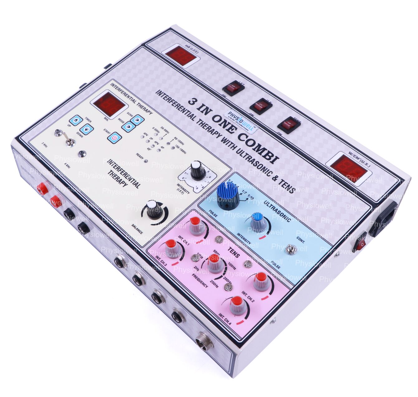 3 IN1 Manual (IFT + Ultrasonic + TENS 4 Channel)