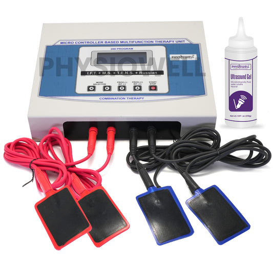Interferential Therapy 200 PROG IFT + Tens + Muscle Stimulator + Russin
