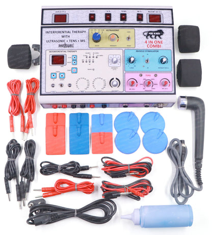 4 in 1 Manual (IFT + Ultrasonic + TENS + Muscle Stimulator)