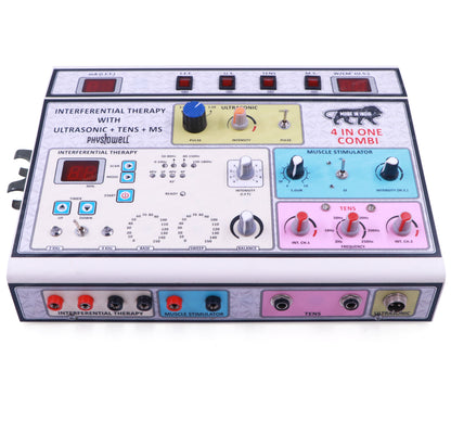 4 in 1 Manual (IFT + Ultrasonic + TENS + Muscle Stimulator)