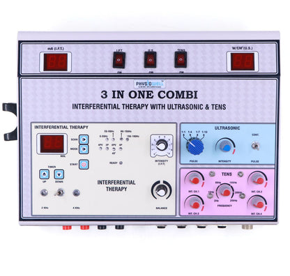 3 IN1 Manual (IFT + Ultrasonic + TENS 4 Channel)