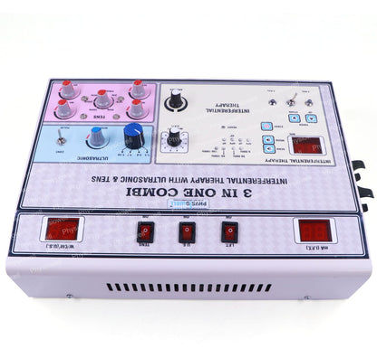 3 IN1 Manual (IFT + Ultrasonic + TENS 4 Channel)