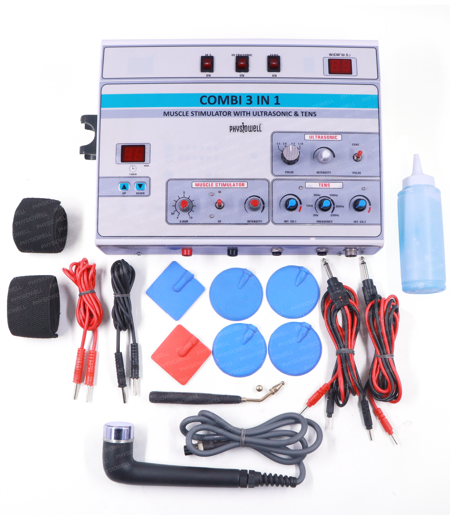 3 IN 1 Manual (Ultrasonic + Muscle Stimulator + TENS)